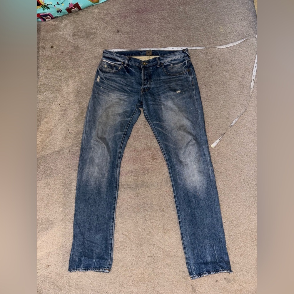 PRPS Donwan Harrell Men’s  Selvedge Denim Jeans Light Wash Size 36x32​​